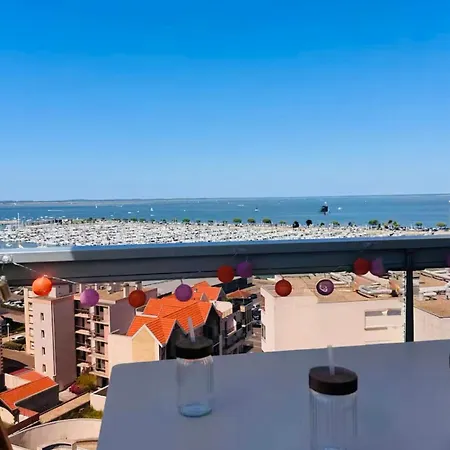아파트 Esperanza Vue Bassin & Port Piscine Parking Prive Terrasse *