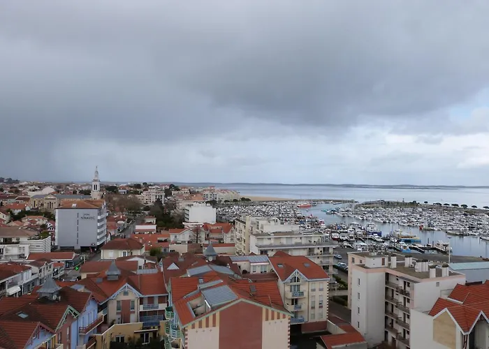 Esperanza Vue Bassin & Port Piscine Parking Prive Terrasse Apartment
